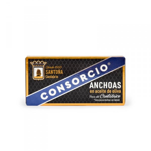 ANCHOA CONSORCIO CANTABRICO ACEITE OLIVA RR50, 29 GR. P.E.