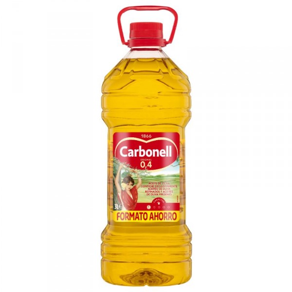 ACEITE CARBONELL OLIVA 0,4º 3 LITROS