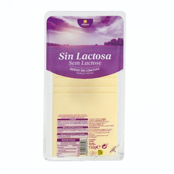 QUESO ALTEZA TIERNO SIN LACTOSA 150 GRS