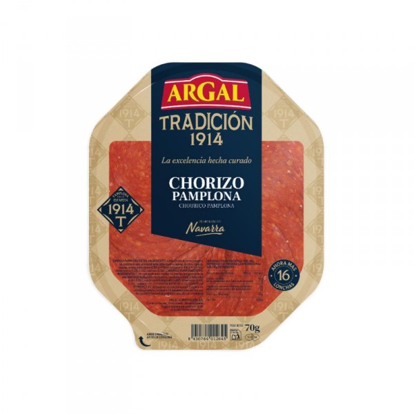 CHORIZO PAMPLONA ARGAL PLATO 70 GRS