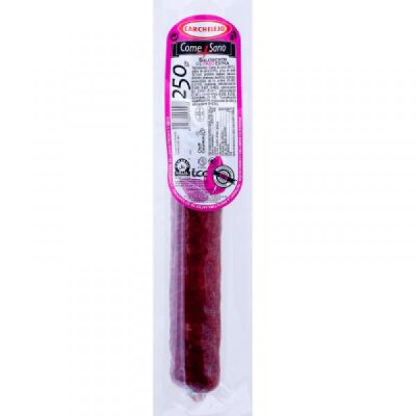 SALCHICHON DE PAVO CARCHELEJO 250 GRS