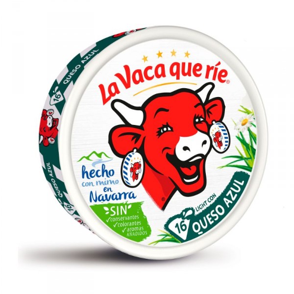 QUESO LA VACA QUE RIE LIGHT C/QUESO AZUL 16 PORCIONES 250GRS