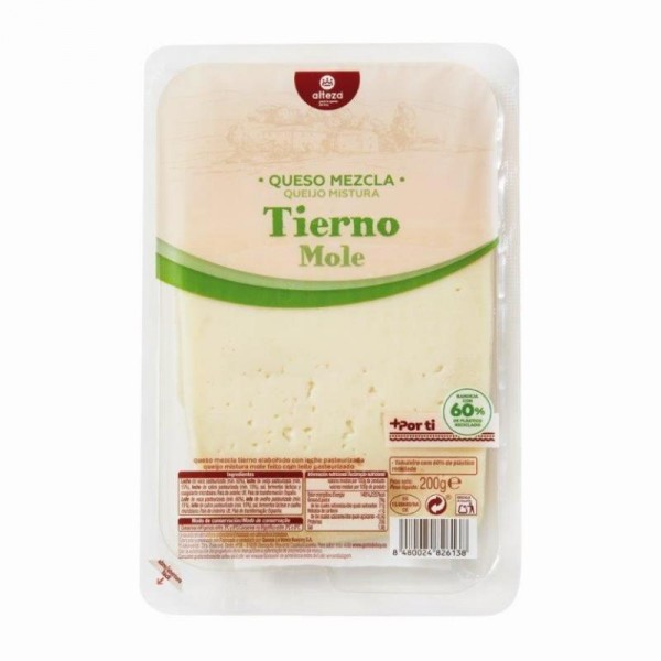 QUESO ALTEZA TIERNO LONCHAS 200 GRS