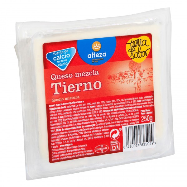 QUESO ALTEZA TIERNO CUÑA 250 GRS