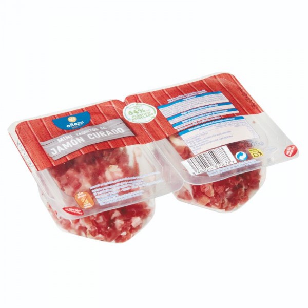 MINI TAQUITOS ALTEZA JAMON P-2X75GRS.