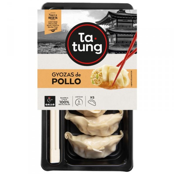 GYOZA TA-TUNG DE POLLO PACK 5 UNDS 144 GRS
