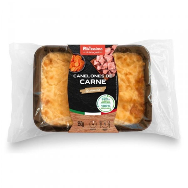 CANELONES RIKISSSIMO CARNE 350 GRS.