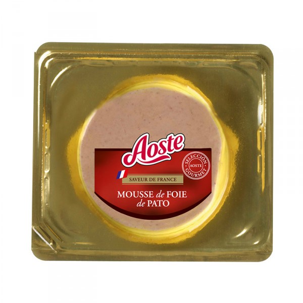 MOUSSE FOIE PATO AOSTE MEDALLON 100 GRS.