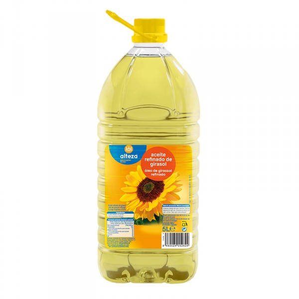 ACEITE ALTEZA GIRASOL 5 LITROS.