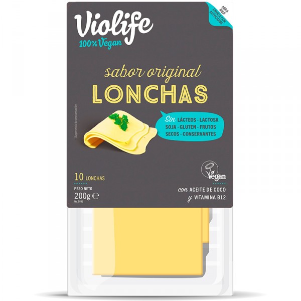 VIOLIFE LONCHAS VEGAN SABOR PRIGINAL 200 GRS.