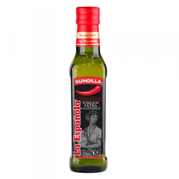 ACEITE LA ESPAÑOLA OLIVA VIRGEN EXT.ESENCIA GUINDILLA 250ML.