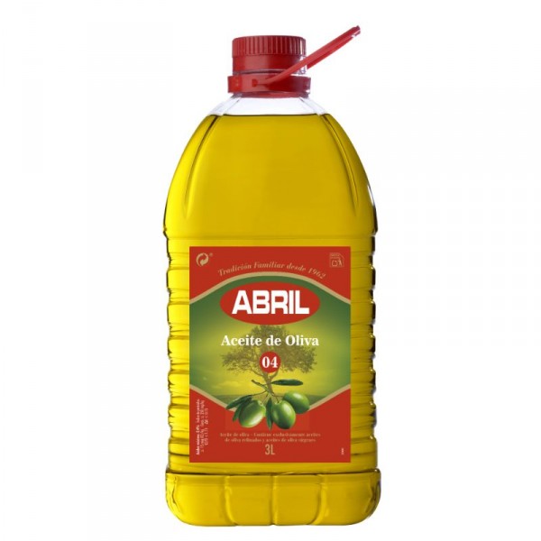 ACEITE ABRIL OLIVA SUAVE 3 LITROS