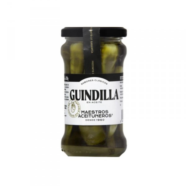 GUINDILLA MAESTROS ACEITUNEROS EN ACEITE 235 GRS 130 P.E