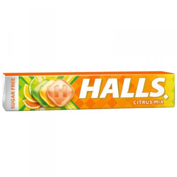 HALLS VITA-C SIN AZUCAR 32GR.