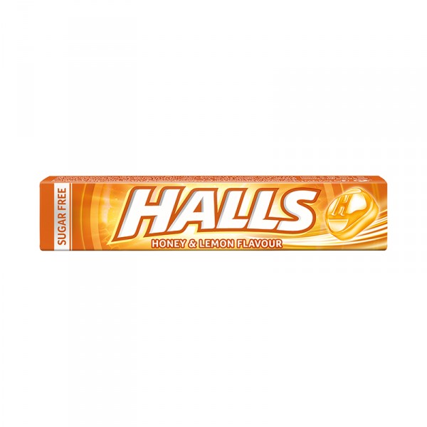 HALLS MIEL LIMON SIN AZUCAR 32GR.