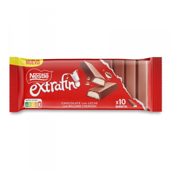 CHOCOLATE NESTLE EXTRAFINO RELLENO LECHE 100 GRS