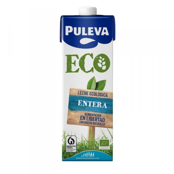 LECHE PULEVA ECOLOGICA ENTERA SLIM LITRO