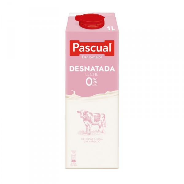 LECHE PASCUAL DESNATADA BRIK LITRO