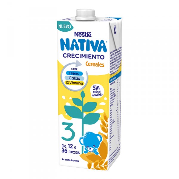 NESTLE NATIVA CRECIMIENTO 3 CON CEREALES 1 LITRO