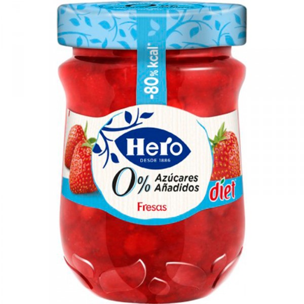 CONFITURA HERO DIET FRESAS 280 GRS