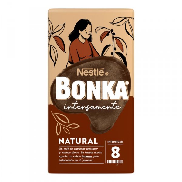 CAFE BONKA MOLIDO NATURAL 250 GRS