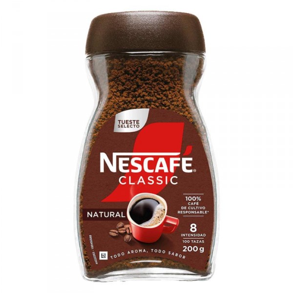 CAFE NESCAFE NATURAL 200 GRS