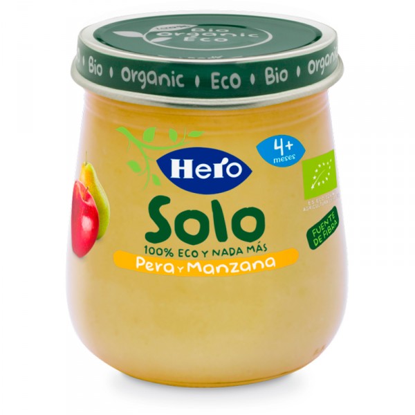 TARRITO HERO 100% ECO PERA-MANZANA 120 GRS