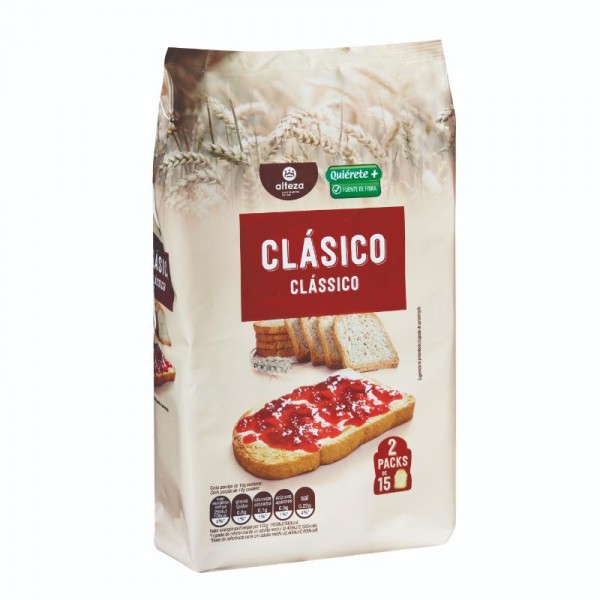 PAN ALTEZA TOSTADO NORMAL CON SAL 30 REBANADAS 270 GRS
