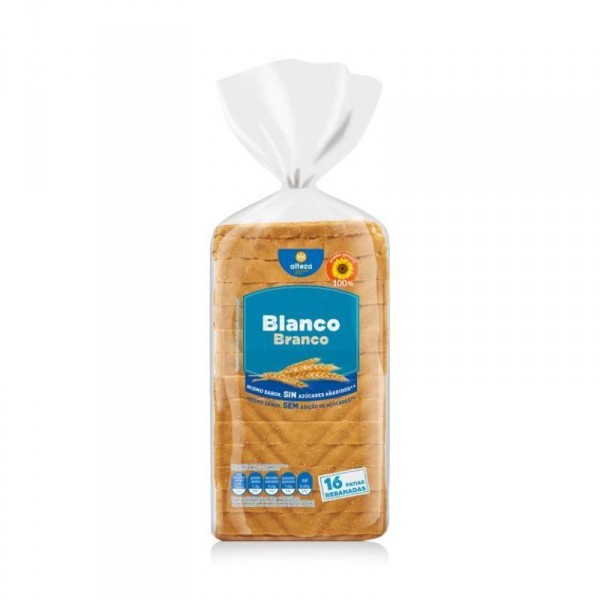 PAN MOLDE ALTEZA BLANCO SIN AZUCARES AÑADIDOS 460 GRAMOS