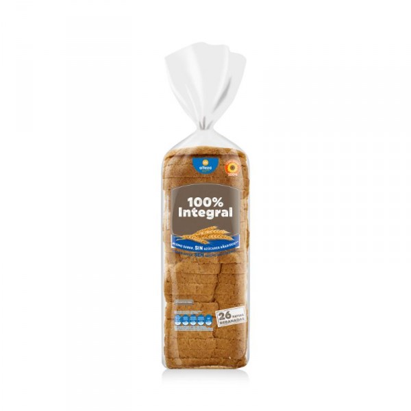PAN MOLDE ALTEZA 100% INTEGRAL SIN AZUCARES AÑADIDOS 820 GRS