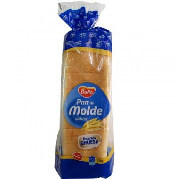 PAN MOLDE DULIA REBANADA GRUESA 770 GRS