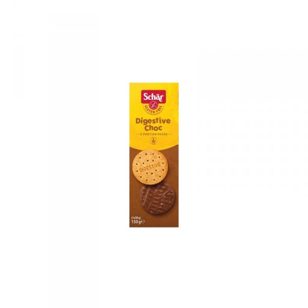 GALLETA DIGESTIVE DR.SCHÄR DE CHOCOLATE CON LECHE 150 GRS