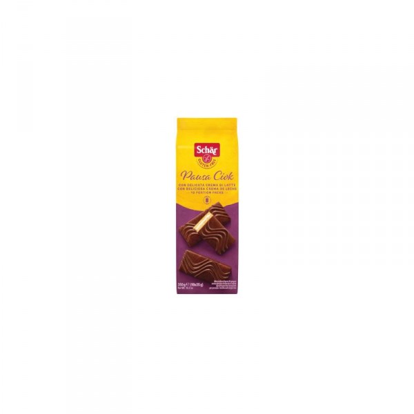 BIZCOCHOS DR.SCHÄR CREMA LECHE BAÑADO CHOCO 350 GRS