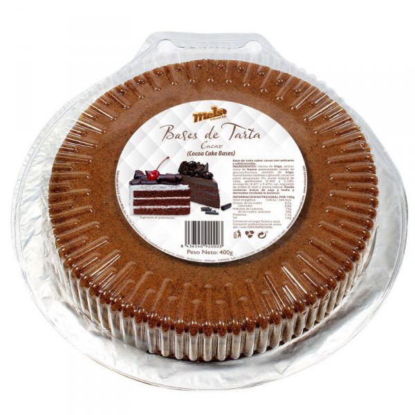 BASE TARTA MELS CACAO 400 GRS.