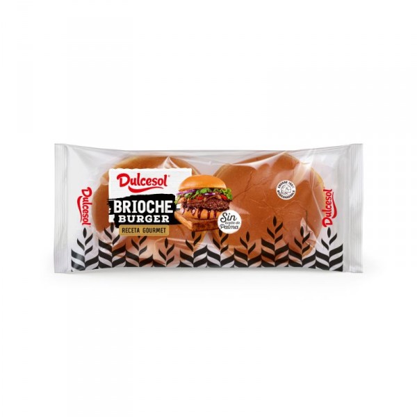 PAN DULCESOL BURGER BRIOCHE P-4 340 GRS.