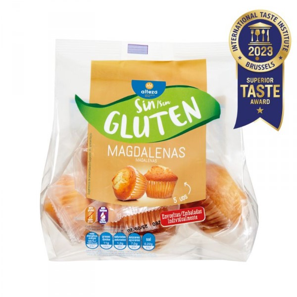 MAGDALENA ALTEZA SIN GLUTEN 5 UNIDADES 175 GRS.