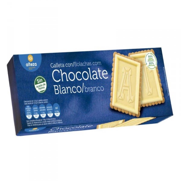 GALLETA ALTEZA CON CHOCOLATE BLANCO 150 GRS.