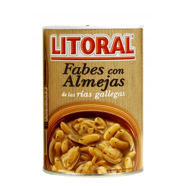 FABES CON ALMEJAS LITORAL 425 GR.