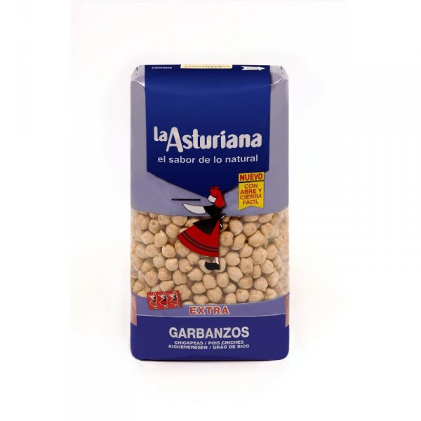 GARBANZO LA ASTURIANA MEXICANO 3 SILUETAS KILO