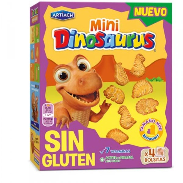 GALLETAS ARTIACH MINI DINOSAURUS SIN GLUTEN 160 GRS