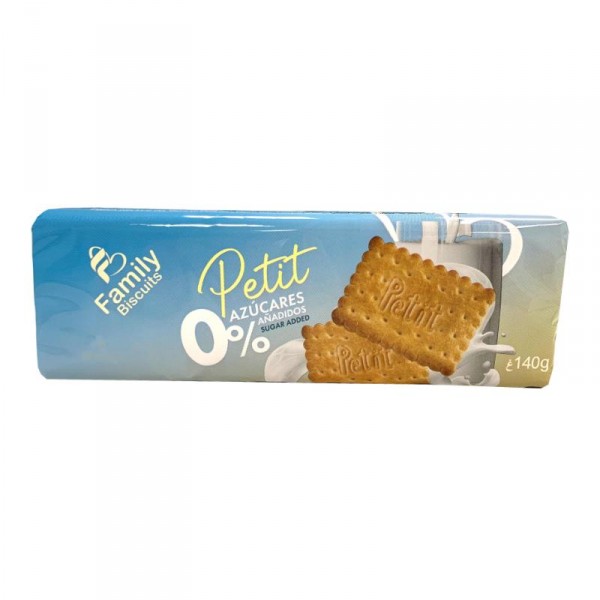 GALLETA FAMILY BISCUITS PETIT DORE 0% AZUCAR 140 GRS