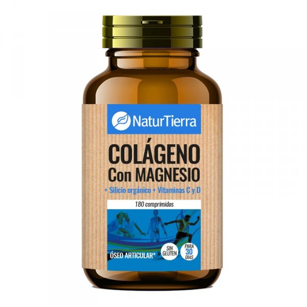 COLAGENO NATURTIERRA CON MAGNESIO 180 COMPRIMIDOS