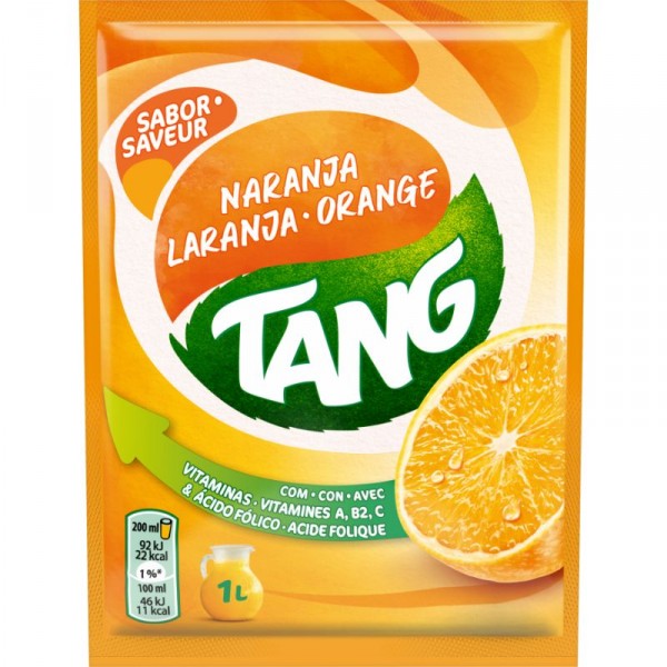 REFRESCO TANG SABOR NARANJA POLVO 30 GRS