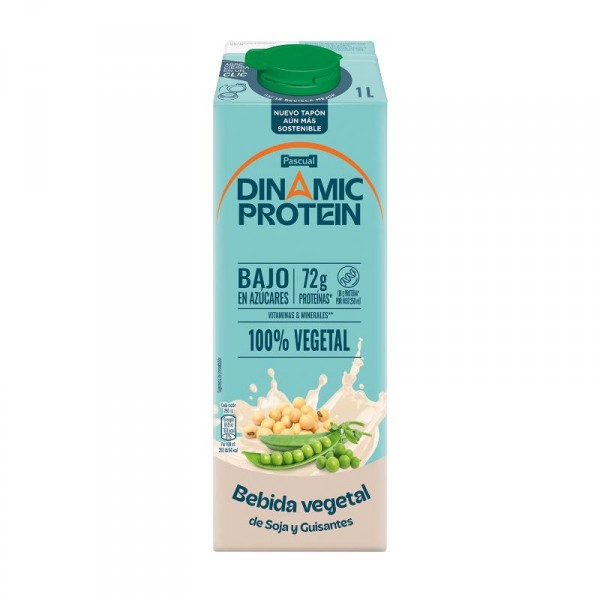 BEBIDA PASCUAL DINAMIC PROTEIN SOJA/GUISANTE LITRO