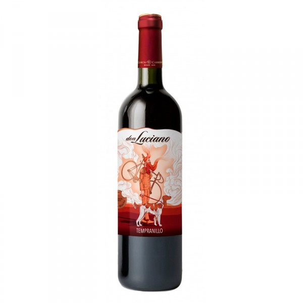 VINO TINTO DON LUCIANO TEMPRANILLO D.O.MANCHA 75 CL.