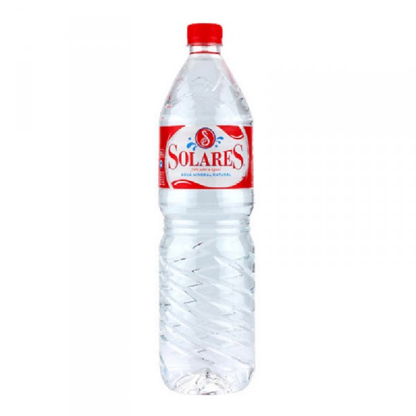 AGUA SOLARES MINERAL 1,5 LITROS.