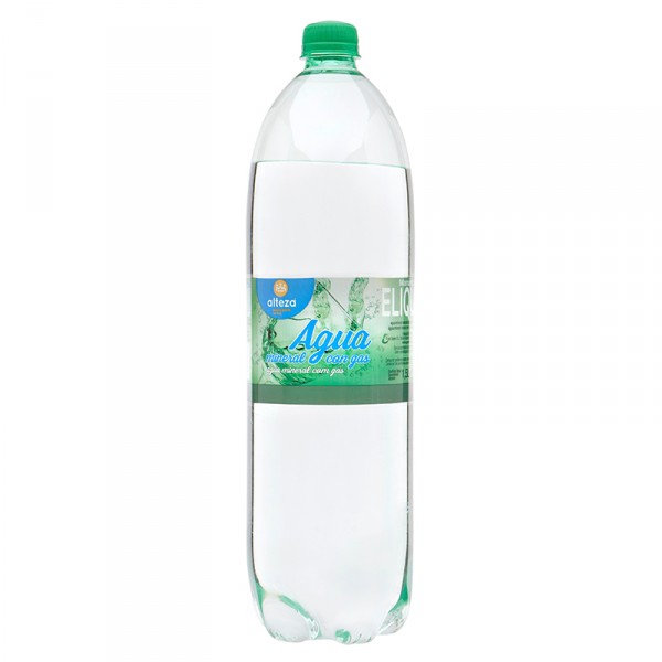 AGUA ALTEZA CON GAS MINERAL 1,5 LITROS