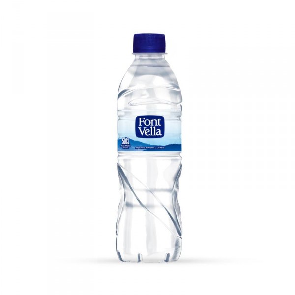 AGUA FONT VELLA MINERAL 0,5 LITROS