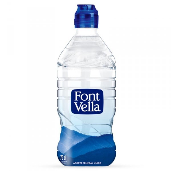 AGUA FONT VELLA MINERAL 75 CL.