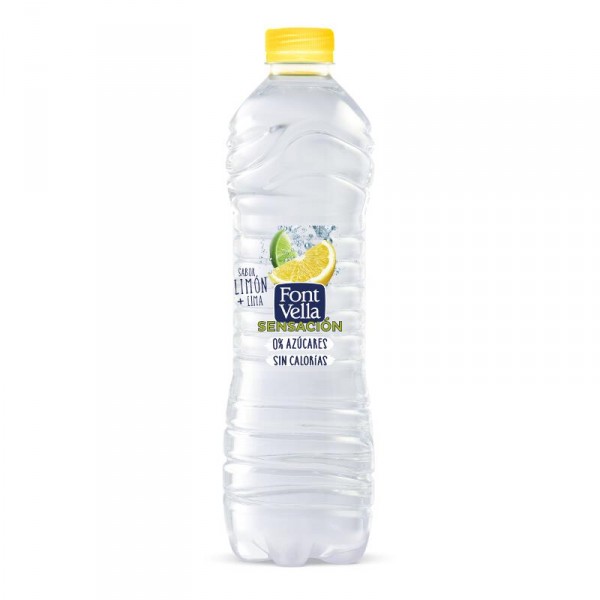 AGUA FONT VELLA SENSACION LIMON 1,25 LITROS